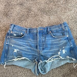 Universal Thread Blue Distressed Jean Shorts